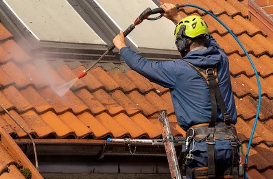 Démoussage et hydrofuge de toiture à Duingt